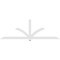 Ekena Millwork Redmond Architectural Grade PVC Gable Bracket, 108"W x 36"H x 2"D x 4"F, 8/12 Pitch GBP108X36X0204RED00 - alternate 3